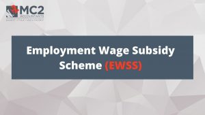 Employment wage subsidy scheme (ewss)